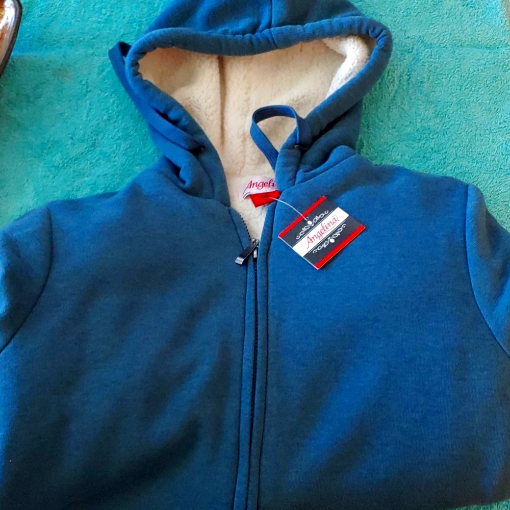 Angelina hoodie sz sm NWT